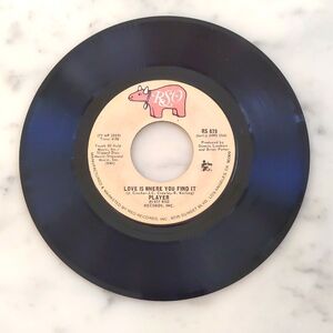 Vintage 1977 Player: Love is Where You Find It and Baby Come Back.